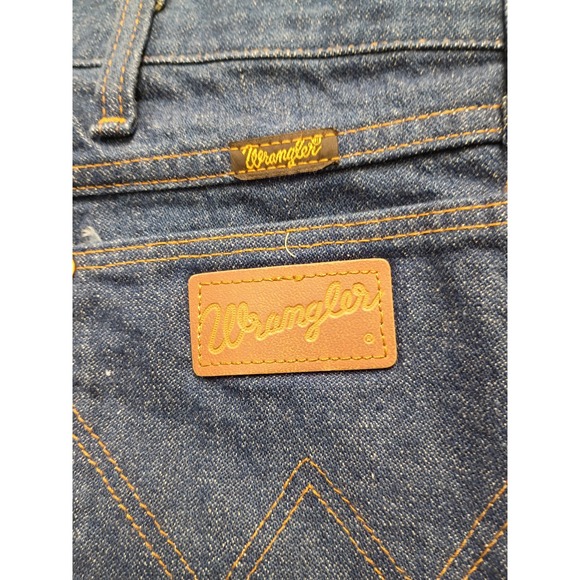 Wrangler Mens 40x34 Original Fit Cowboy Cut Blue Denim Jeans - Picture 7 of 9